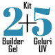 Kit unghii 2 Builder Gel + 5 Gel-uri colorate